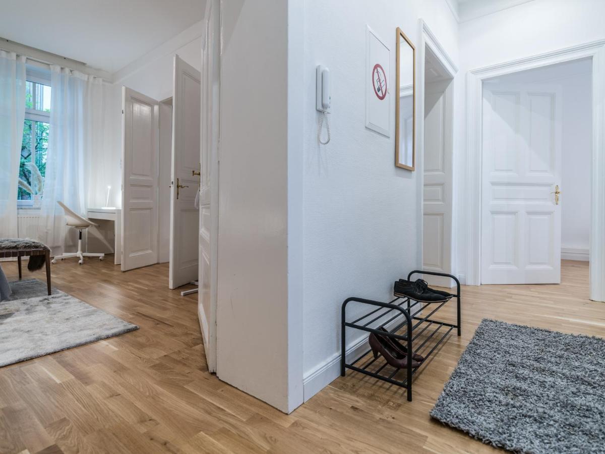 Hochwertige Altbauwohnung Im Modernen Stil In Wiesbaden - Kueche - Terrasse - Wlan - Zentral エクステリア 写真